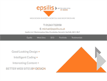 Tablet Screenshot of epsilis.co.uk